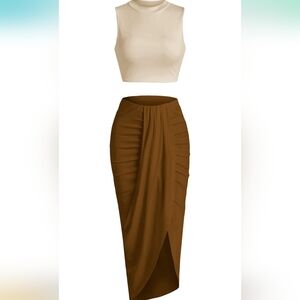 Two Piece Tank And Skirt for Women